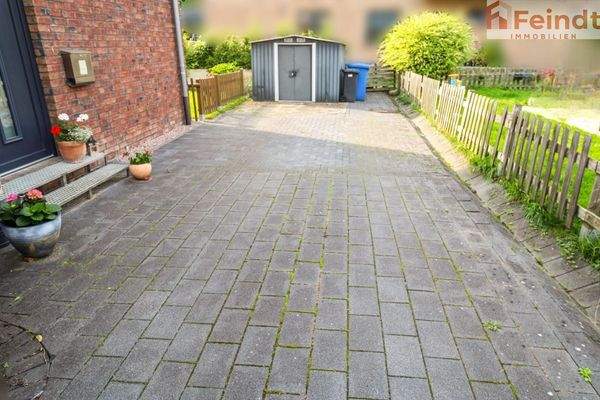 Ein weiterer Stellplatz unmittelbar vor dem Hauseingang