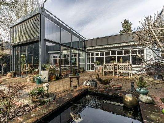 Blick auf den Wintergarten