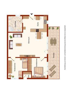 Grundriss Bungalow Pia