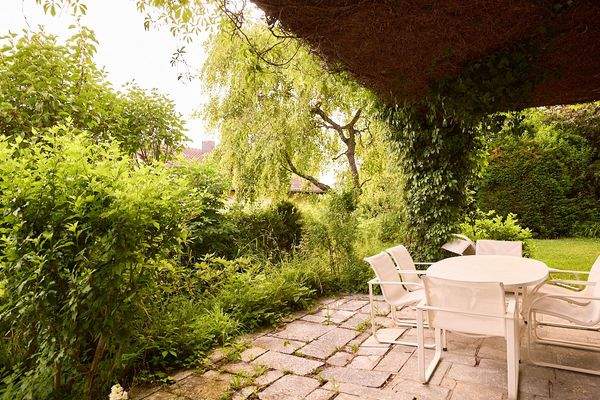 Blick auf die Terrasse