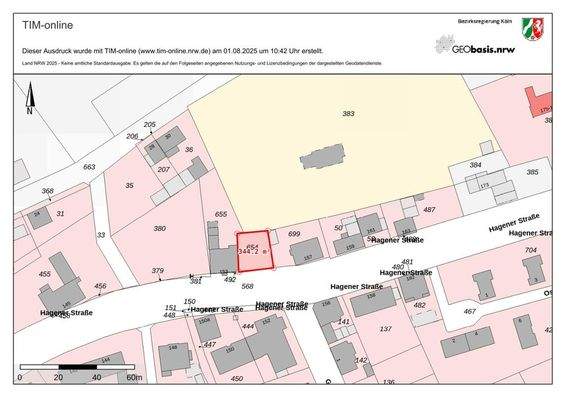 Lagekarte, Flurstück-1