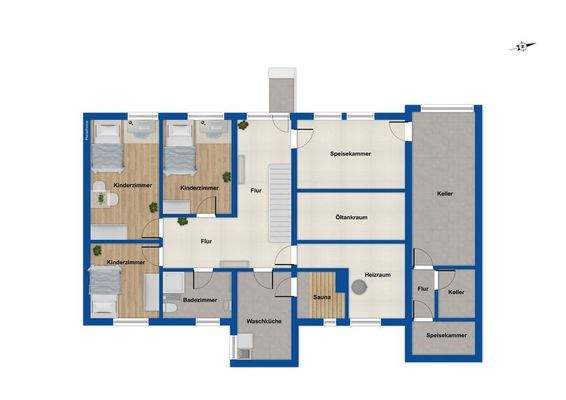 Grundriss Souterrain