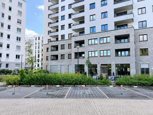 Stellplatz - direkt vor der Haustür