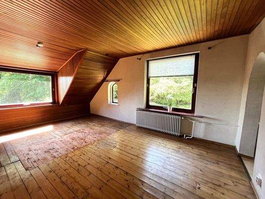 Schlafzimmer DG mit Abseite