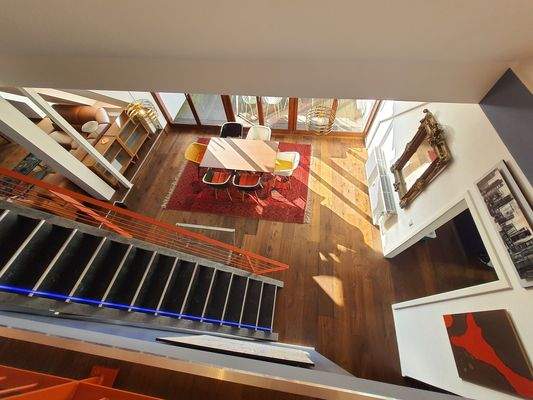 Blick von oben / Treppenbereich