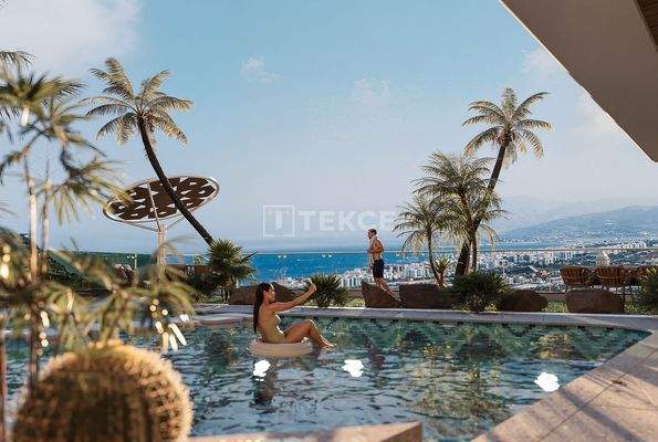 Smart Home System Stylish Villa in Alanya Kargıcak