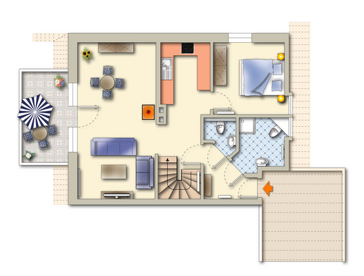 Grundriss Obergeschoss