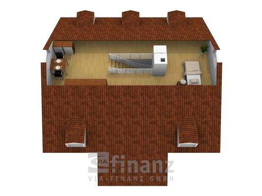 Grundriss Spitzboden