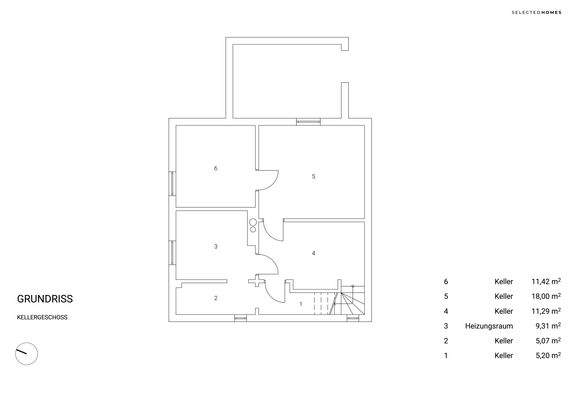 Grundriss Kellergeschoss