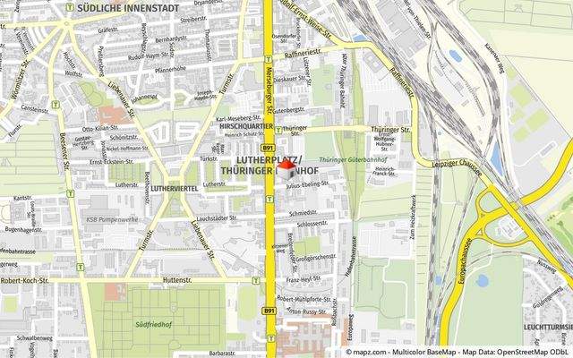 Geolyzer Kartenausschnitt