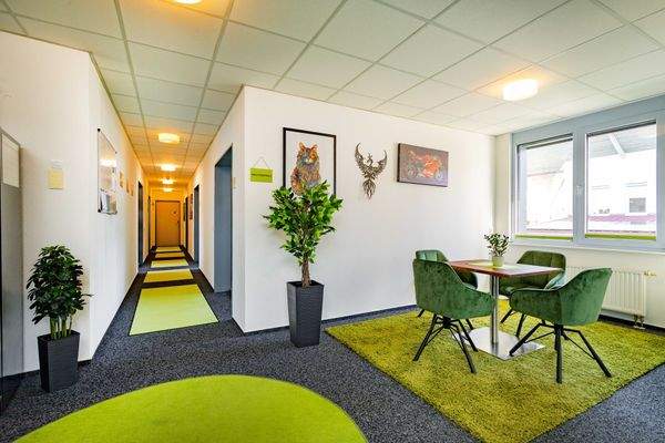 Viele einzelne Büros