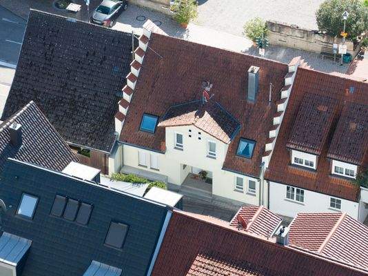 Vogelperspektive von Norden