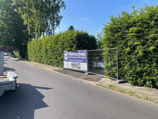 Zufahrt zum Grundstück