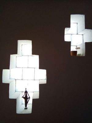 Glasbausteinfenster Raum 1.OG