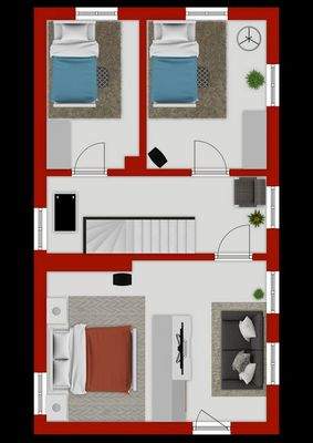 schematischer Grundriss OG