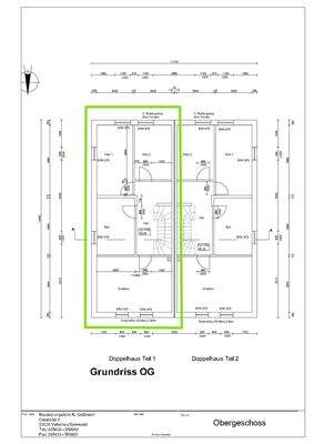 Grundriss OG A4_DHH rechts grün markiert