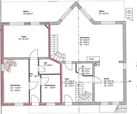 1.Obergeschoss Einleger
