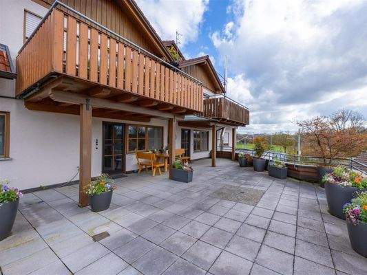 Terrasse Betreiberwohnung