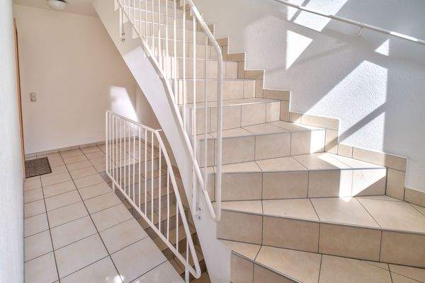 Treppe zur Wohnung