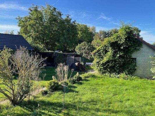 Blick in das Grundstück