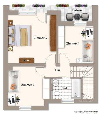 Grundriss • Obergeschoss