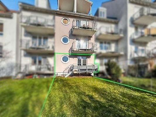 ungefähre Lage Garten