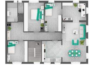 Grundriss Wohnbeispiel OG