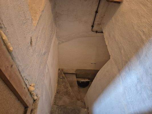 Blick in den Keller