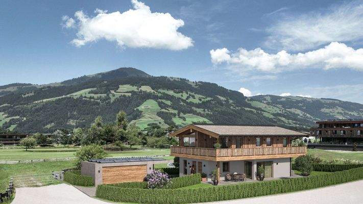 KITZIMMO-Neubauvilla mit Freizeitwohnsitz am Golfplatz - Immobilien Westendorf.