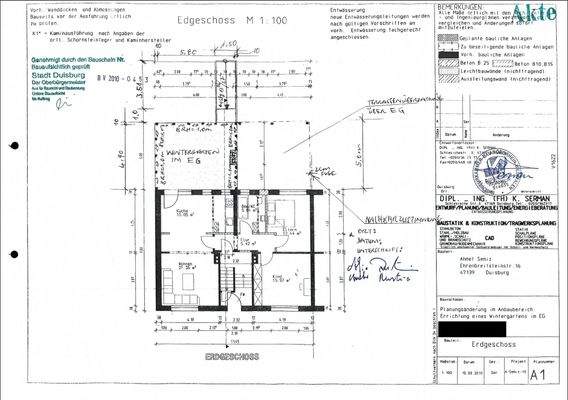 Grundriss Erdgeschoss