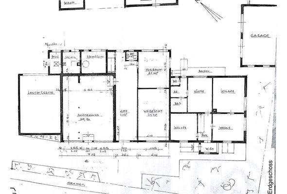 EG Grundriss vom Wohnhaus