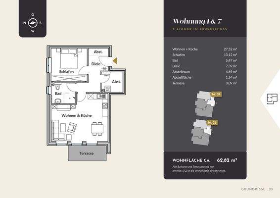 2HUUS Grundriss Whg1