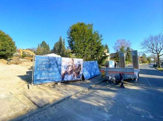 Baustelle in Südsonne