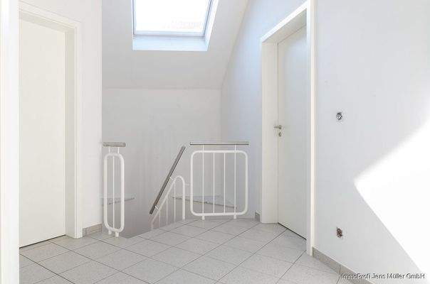 Treppenhaus mit Tageslicht