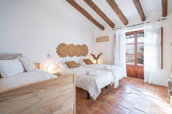 Eines der drei Schlafzimmer