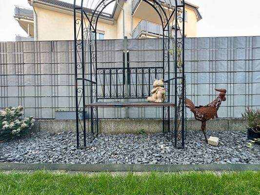 gemütlicher Platz im Garten