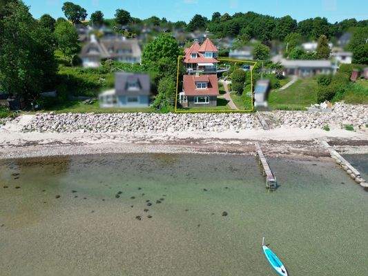 Ostansicht des Anwesens 