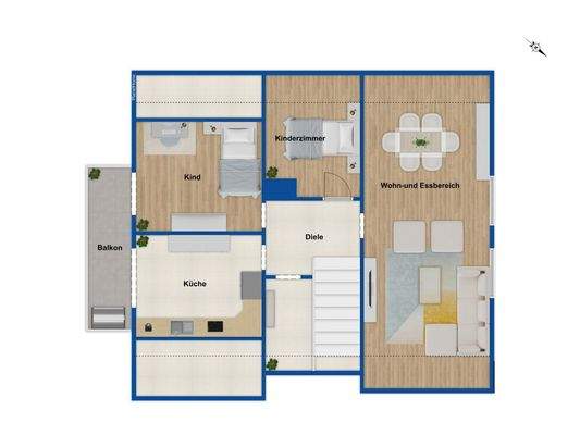 Grundriss Dachgeschoss