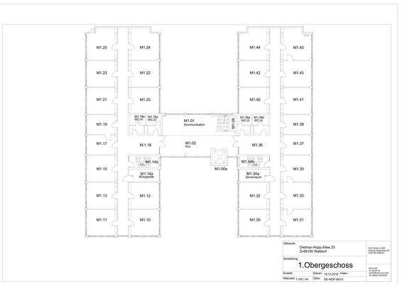 Grundriss 1. Obergeschoss