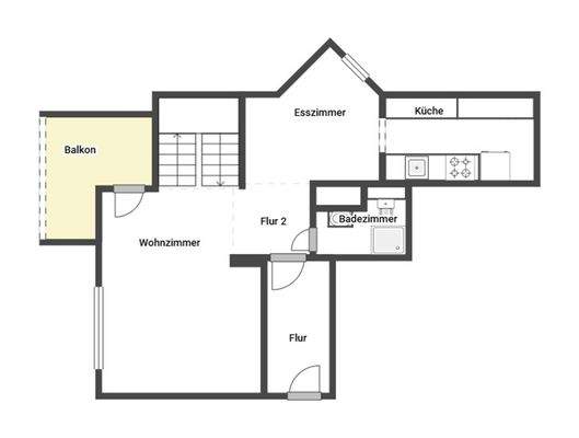 Grundriss Skizze 2.OG