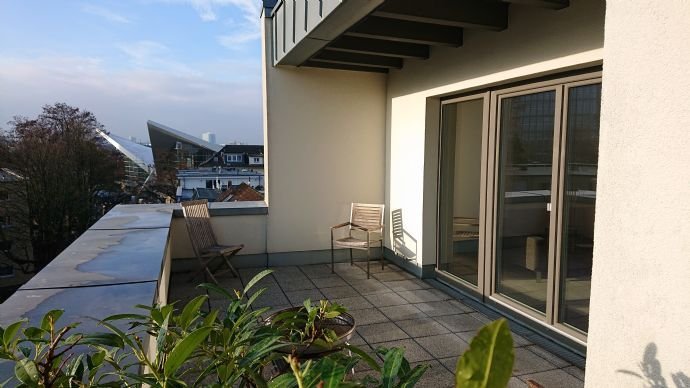 Penthouse 3-Zimmer Wohnung, Schröderstraße, Fernblick