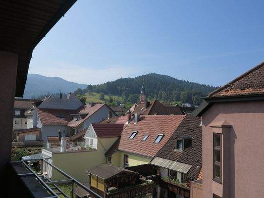 Blick vom Balkon