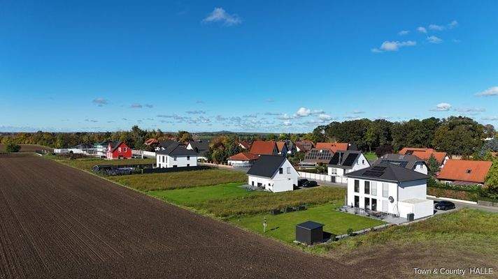 Luftbild Wohngebiet am Schwarzen Weg