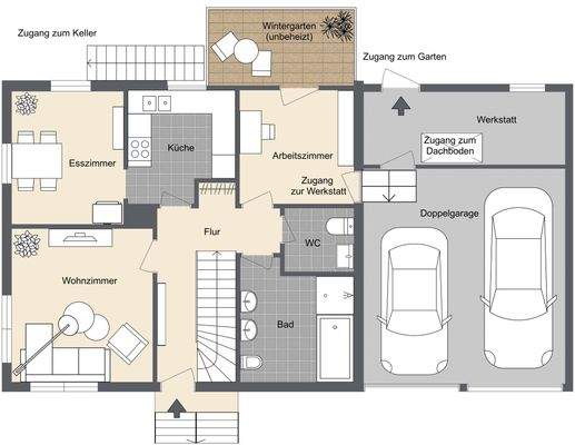 Grundriss Erdgeschoss