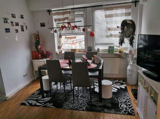 Essplatz im Wohnzimmer