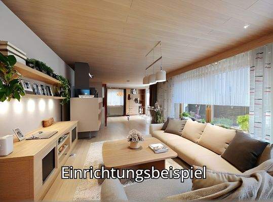 Wohnzimmer EG (Einrichtungsbeispiel)