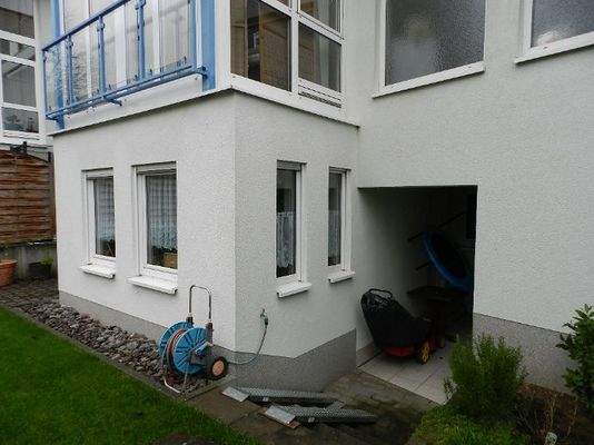 Süd-Ansicht Wohn-Esszimmer