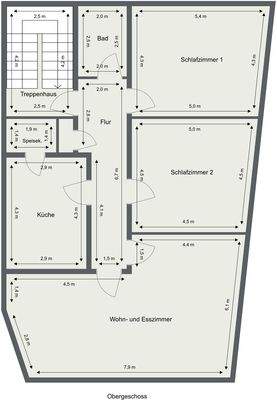 Grundriss - Obergeschoss