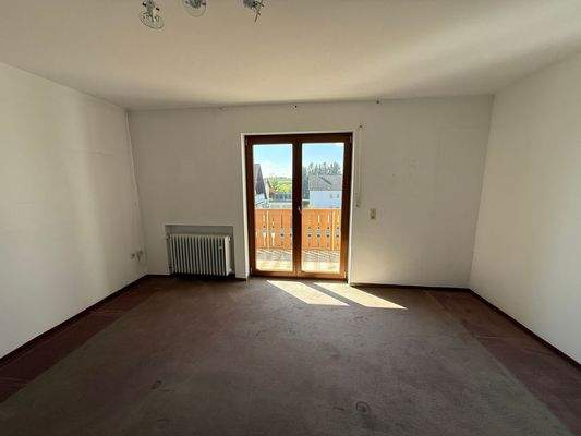 Schlafzimmer mit Balkon