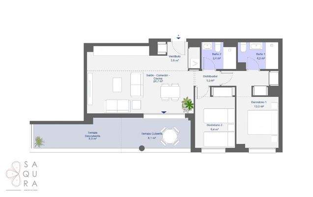 Bioque 2 Planta 1 a Letra A